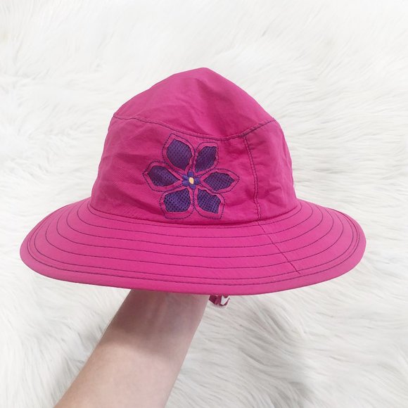 REI Floral Bucket Beach Safari Hat SZ 12M-24M - Picture 1 of 5